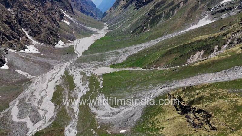Mighty ridge and col between Maiktoli and Panwali Dwar, leading to inner sanctuary of Nanda Devi