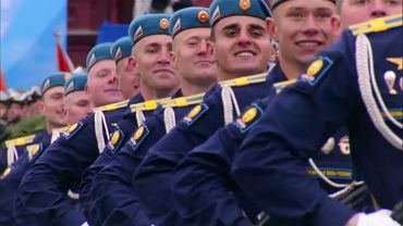 Рязанские десантники на Параде Победы