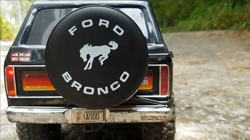 Traxxas TRX4 Ford Bronco Bumper, Spare Tire Work(브롱코 순정 범퍼, 스페어 타이어 작업)