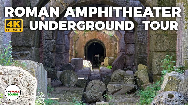 🇮🇹 Capua’s Ancient Amphitheater - Full Tour of this Incredible Site Including the Underground!