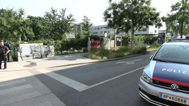 Police patrol area near Austrian school where shooter killed nine people | AFP