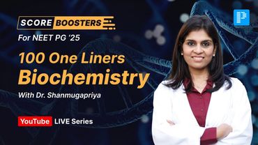 "100 one liners of Biochemistry For NEET PG" by Dr. Shanmugapriya #scorebooster