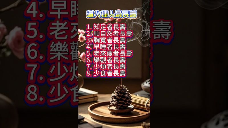 【這八種人最長壽】#生肖 #十二生肖 #運勢 #生肖運勢 #玄學 #風水 #命理 #shorts #人生感悟 #易经 #生肖命理 #正能量 #国学文化
