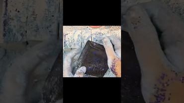 Crunchy Black #oddlysatisfying #sandmentcrushing #relax #crunchycrumbles #satisfying #crushingtime