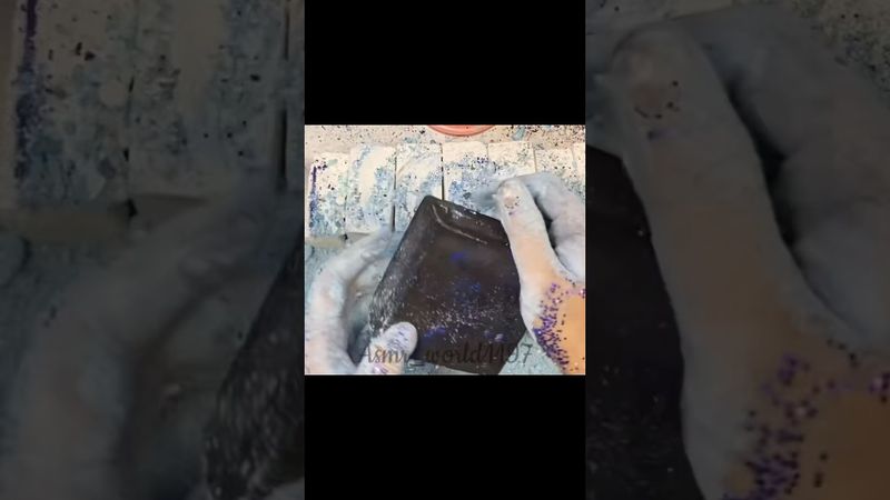 Crunchy Black #oddlysatisfying #sandmentcrushing #relax #crunchycrumbles #satisfying #crushingtime