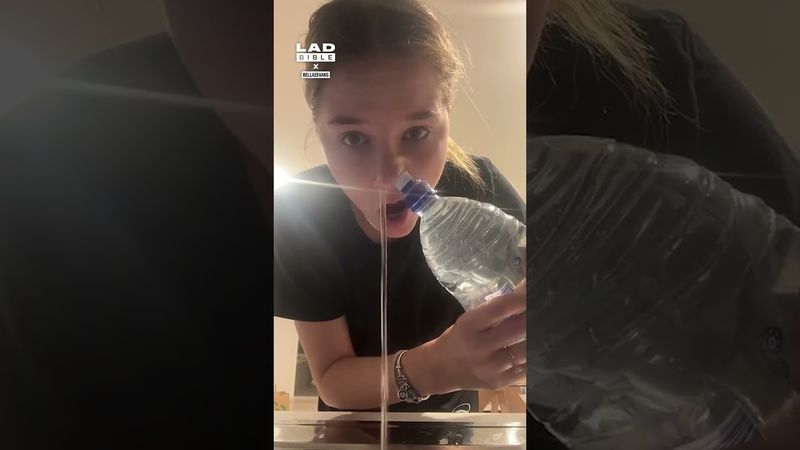 Hack for when you have a blocked nose 😅 (🎥: IG/ bellaeevans)