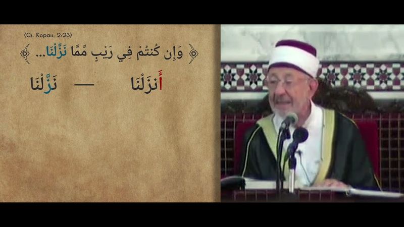 Чудо точности Корана: Почему в этом аяте сказано именно "نَزَّلْنَا"? | Шейх Рамадан аль-Буты