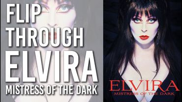 ELVIRA Mistress of the Dark -  Flip through art book - Overview photos and movies book