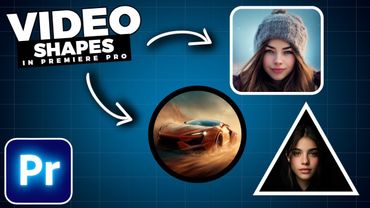 How To Put VIDEOS Inside SHAPES In Premiere Pro