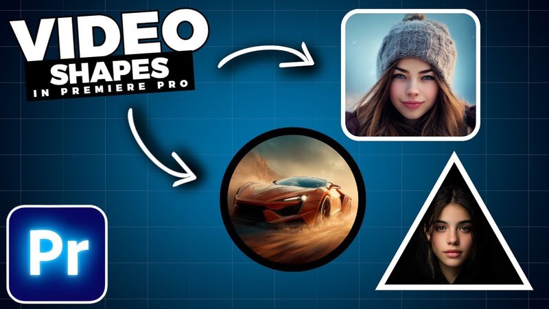 How To Put VIDEOS Inside SHAPES In Premiere Pro