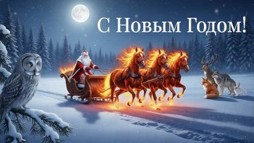 С Новым Годом! Красивое поздравление, авторская песня с Новым годом 2026