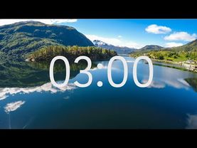3 Minute Timer with Relaxing Music: Summer Theme