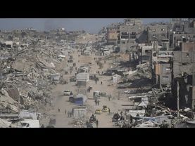 At least 82 dead in Gaza after Israeli airstrikes, hospitals say