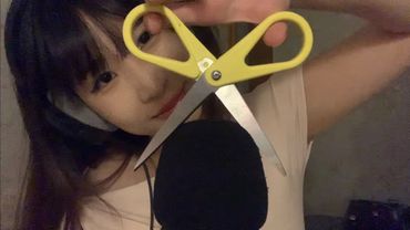 ASMR ✂️ Scratch Cut your another brain | foam cover scratching cutting