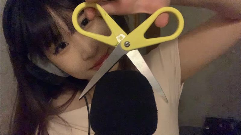 ASMR ✂️ Scratch Cut your another brain | foam cover scratching cutting