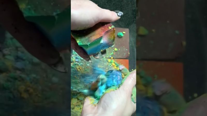 Colorfully Dyed Asana Chalk