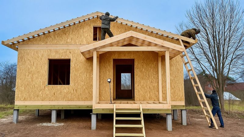 The Cheapest House in 10 Days. Full Construction Process