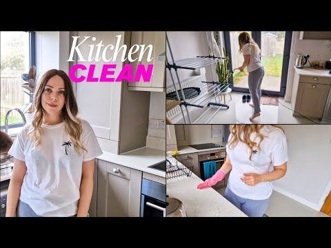 🧼Clean Last Night's Kitchen Mess With Me 🧼 Background Noise | Hoovering, Dishes, Laundry 🧼Tidy Reset