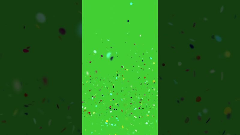 Confetti Green Screen Effect | HD | FREE DOWNLOAD