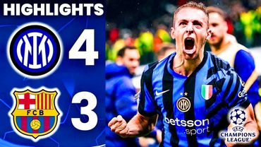 Inter vs Barcelona (4-3) | All Goals & Highlights | UEFA Champions League