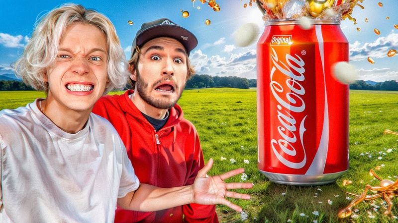 ОГРОМНЫЙ ФОНТАН ИЗ КОЛЫ И МЕНТОСА | ПРОВЕРКА МИФОВ