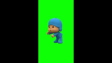 Pocoyo Dance Greenscreen HD 60fps