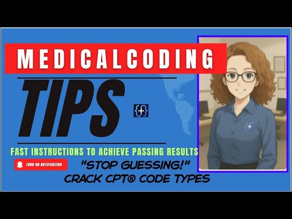Stop Guessing! Crack CPT® Code Types Best 20 Minute Lesson Watch Now CPC exam course #medicalcoding
