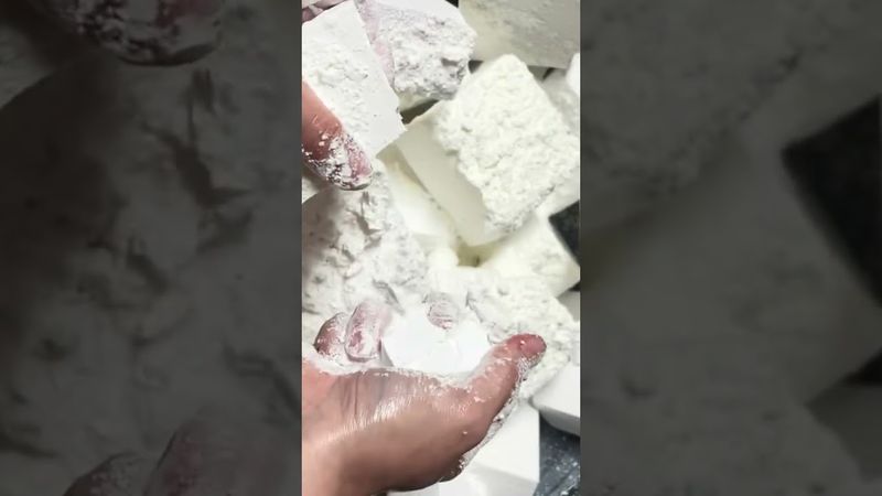 Powdery Toppings on Chalk