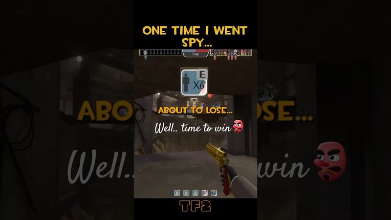 One Time I Went Spy... #tf2 #spy #gaming #teamfortress2 #gameplay #backstab #uncletopia #knife
