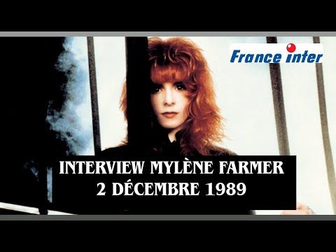 Mylène Farmer- France Inter Interview Tour 89 à Bercy - 2/12/1989