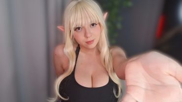 Garota Elfa cuidando de você com amor 😍🌸 ASMR 4K*