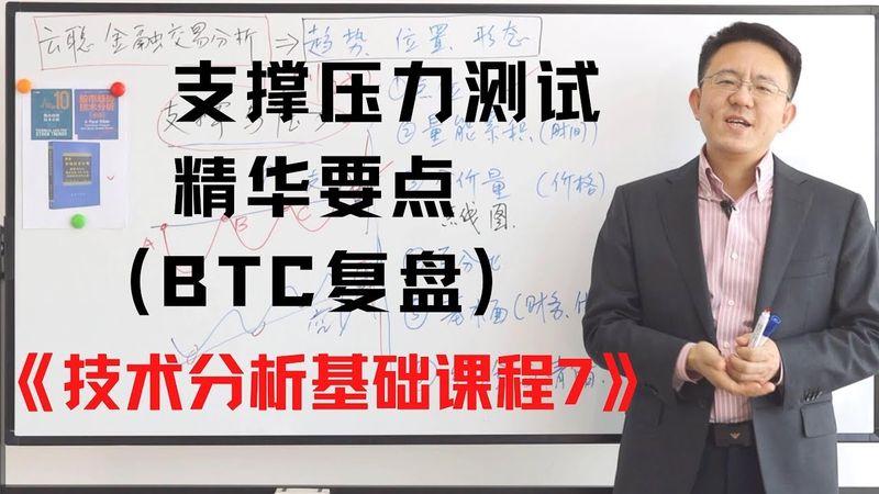 (字幕版)支撑与压力测试 精华要点讲解(BTC复盘)《技术分析基础课程7》
