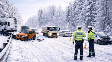 Icy Road Madness – Chain Crashes on Ice | What Drivers Did Wrong