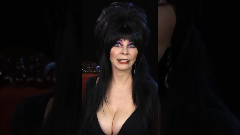ELVIRA MISTRESS OF THE DARK ON HEFFNER #shorts #funny #elviramistressofthedark
