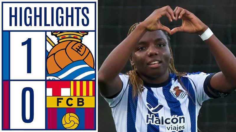 REAL SOCIEDAD 1 - 0 FC BARCELONA | RESUMEN LIGA F MOEVE