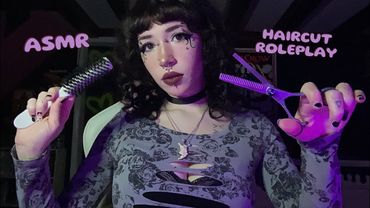 Haircut Roleplay ASMR | Scissor Sounds, Visual Triggers, Tapping, Whispering
