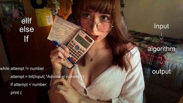 .ᐟ.ᐟ¿PODRÁ ESTA CHICA NERD ENSEÑARTE ALGORITMOS DE PROGRAMACION? en ASMR ⋆.˚