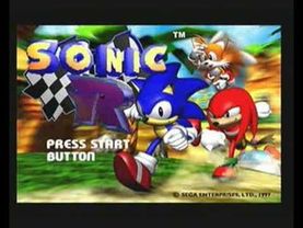 Sonic R Intro Sega Saturn PAL Version