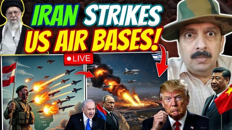 Iran Attacks US Airbase in UAE, Saudi Arabia, Qatar, Syria, Iraq LIVE Updates । Israel iran war live