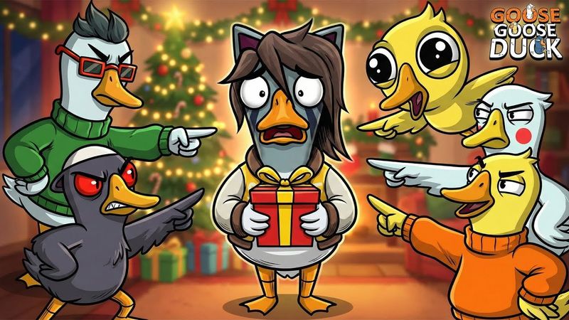 НОВОГОДНИЕ ГУСИ! ВОЗВРАЩЕНИЕ! ГУСИНАЯ МАФИЯ В ПОСЛЕДНИЙ РАЗ! Goose Goose Duck