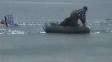 Как тонут рыбаки. Лёд ошибок не прощает!!!