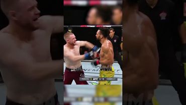 Самый ЗРЕЛИЩНЫЙ боец UFC вышел на бой против СКРОМНЯГИ и ВОТ ЧТО ВЫШЛО🤣🤣🤣 #shorts