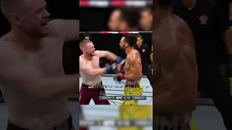 Самый ЗРЕЛИЩНЫЙ боец UFC вышел на бой против СКРОМНЯГИ и ВОТ ЧТО ВЫШЛО🤣🤣🤣 #shorts