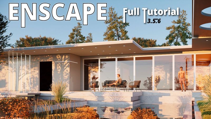 ENSCAPE For SketchUp Full Beginners Tutorial: Complete Guide