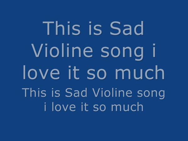 Sad Violin [HQ]