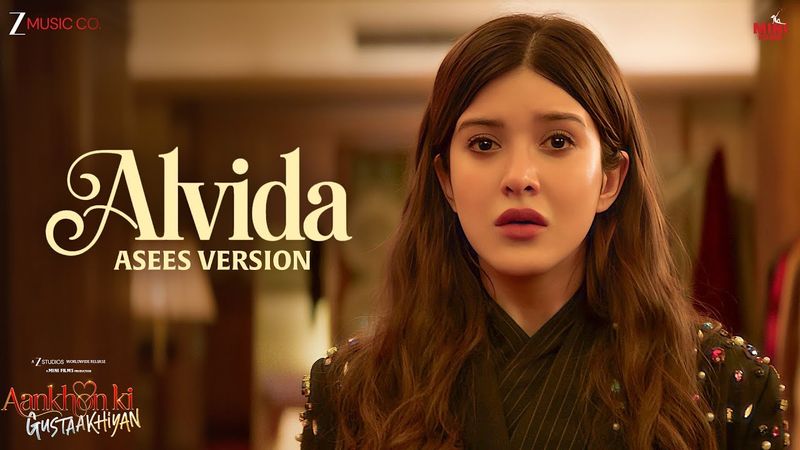 Alvida - Asees Kaur | Aankhon Ki Gustaakhiyan | Vikrant M, Shanaya K | Vishal Mishra | Lyrical