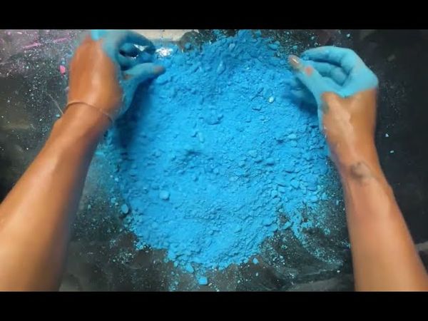 IG Followers Choice #gymchalk Crush| 🟥🟧🟦🟪Dyed Gym Blocks #gymchalk #dyedgymchalk #asmr