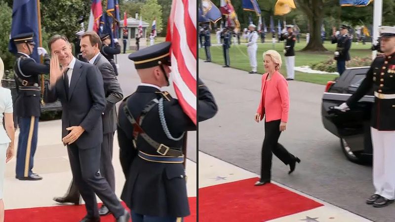 European leaders begin arriving at White House ahead of Trump talks | AFP