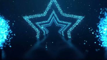 Star lights tunnel Loop| Particle Star |