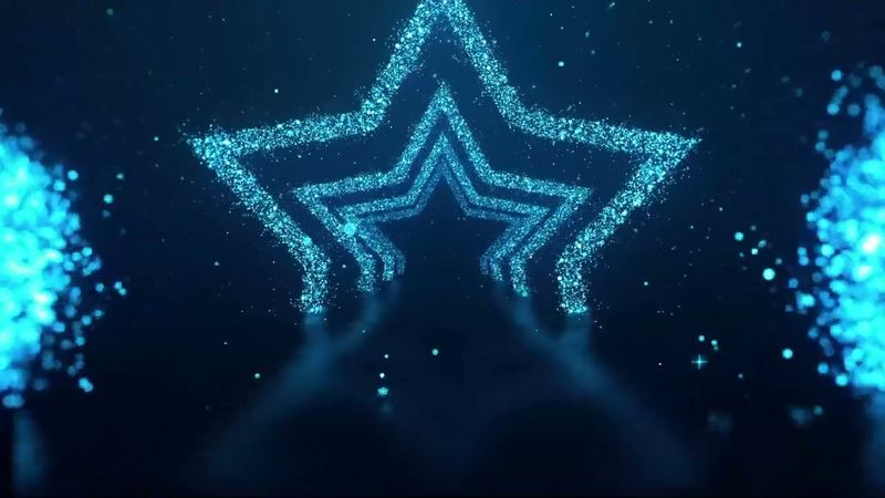 Star lights tunnel Loop| Particle Star |